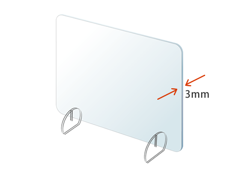 飛沫防止パーテーション　小サイズ